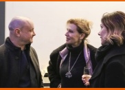 Brindisi a sorpresa per il successo di Miriam Galanti e e dello spettacolo teatrale After the end al Brancaccino di Roma_6
